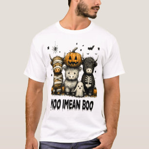 T-shirt Vache Highland Halloween effrayante