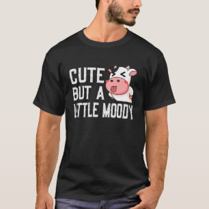 T-shirt Vache lunatique mignonne Ferme Vache Hommes Femmes