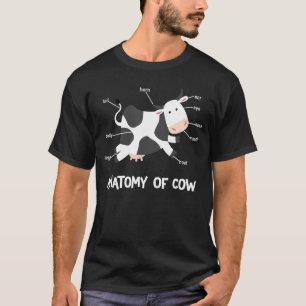 T-shirt Vache Mignonne Pour Enfants Garçons Animal