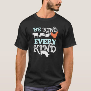 T-shirt Vache Poule Porc Soutien Bienveillance Égalité Ani