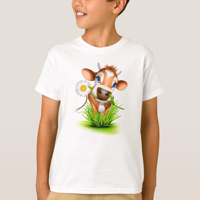 T-shirt Vache pour enfants (Devant)