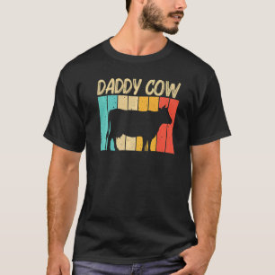 T-shirt Vache pour homme papa ferme animale vache laitier
