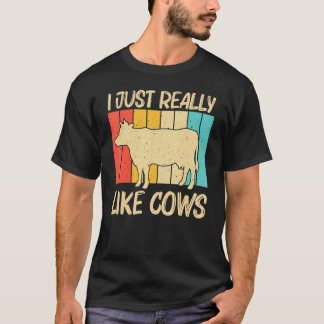 T-shirt Vache pour hommes femmes éleveur de vaches élevage