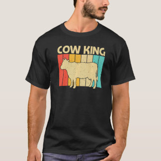 T-shirt Vache pour hommes garçons vache agriculteur élevag