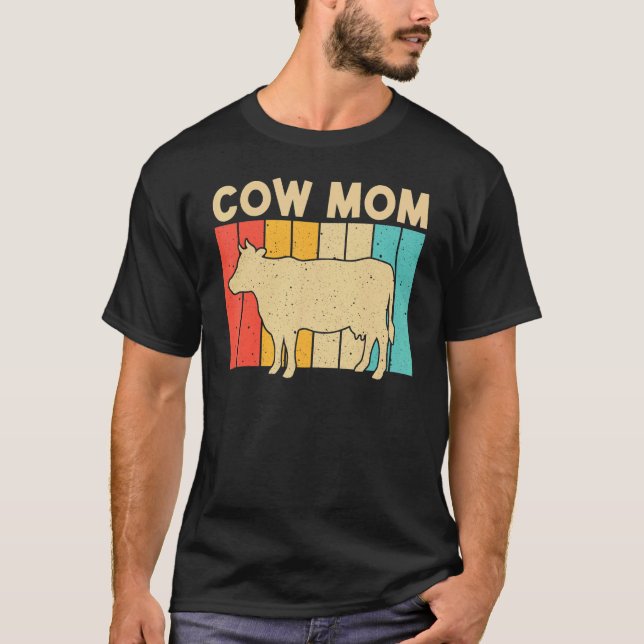 T-shirt Vache Pour Maman Vache Fermier Vache Fermier Produ (Devant)