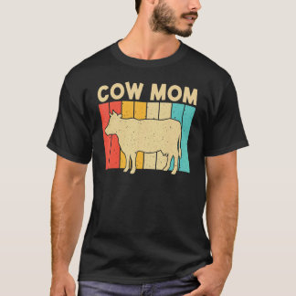 T-shirt Vache pour maman vache mère agriculteur élevage la