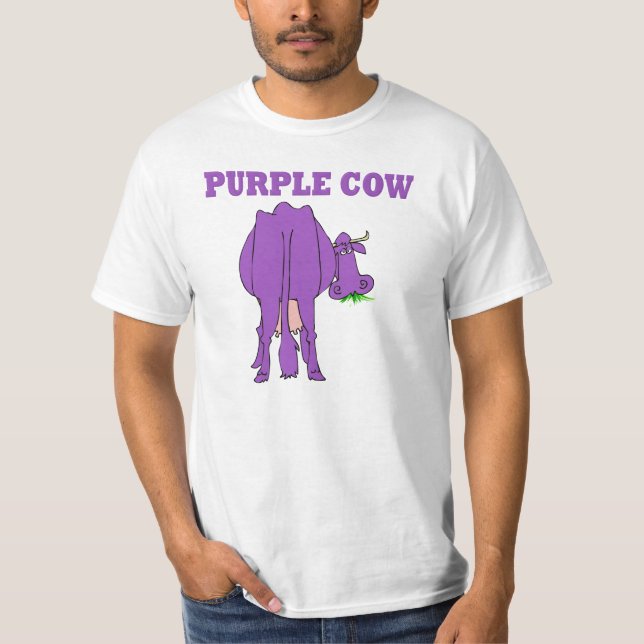 T-shirt Vache pourpre (Devant)