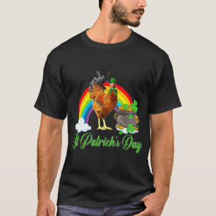 T-shirt Vache Shamrock St Patricks Day Vache Irlandaise