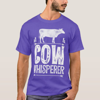T-shirt Vache Whisperer Drôle Agriculture Cadeaux agricole