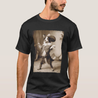 T-shirt vacher de chien Border Collie