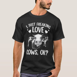 T-shirt Vaches cool pour hommes femmes vache agriculteur b