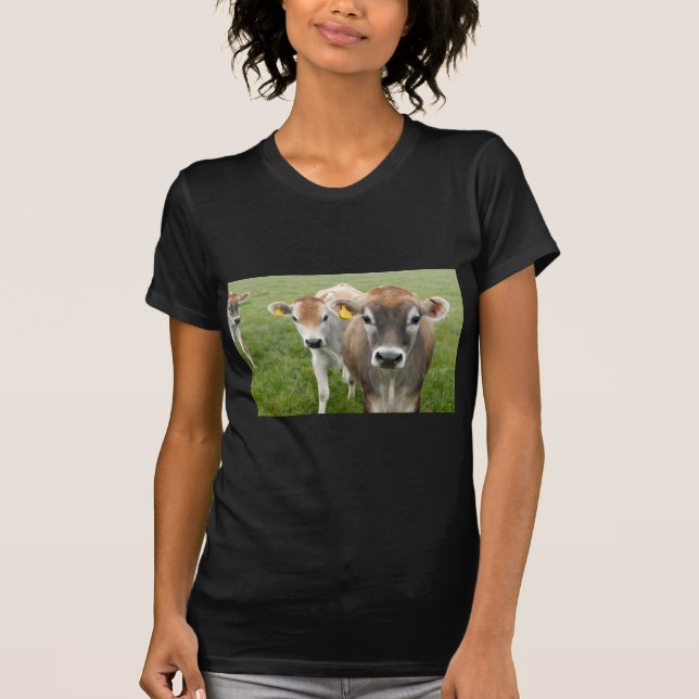 T-shirt Vaches curieuses (Devant)