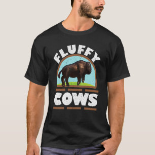 T-shirt Vaches de bouffée Faune Animal Bull Bison Buffalo
