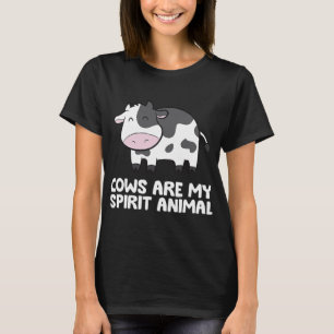 T-shirt vaches de vache de bétail sont mon animal d'esprit