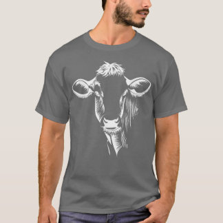 T-shirt Vaches de vache éleveuse de bétail agriculture lai