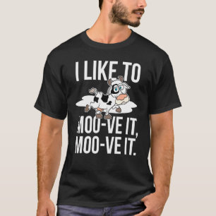 T-shirt Vaches d'élevage j'aime à meugler Ve ça meugler Ve