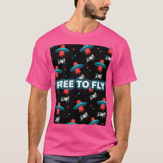 T-shirt Vaches Volantes Et Ufos