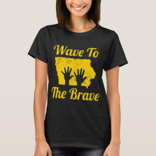 T-shirt Vague d'Iowa au courageux Héros de l'Hôpital à la 