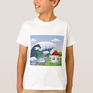 T-shirt Vague du tsunami