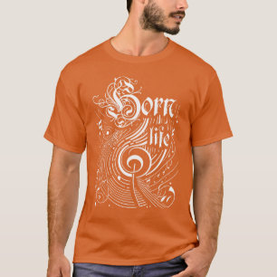 T-shirt Vague Musique Horn Life