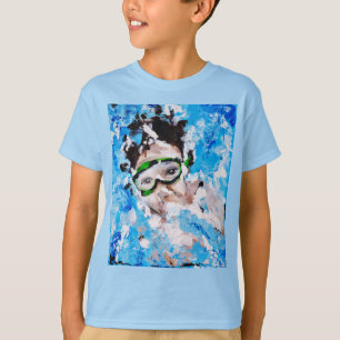 T-shirt Vague petit loup