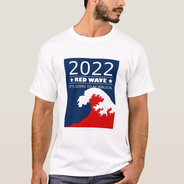 T-SHIRT VAGUE ROUGE 2022 (Devant)