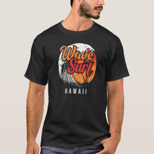 T-shirt Vague Surf Hawaii Ocean Island Vacation Beach Trav