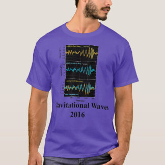 T-shirt Vagues gravitationnelles LIGO Vintage 2016