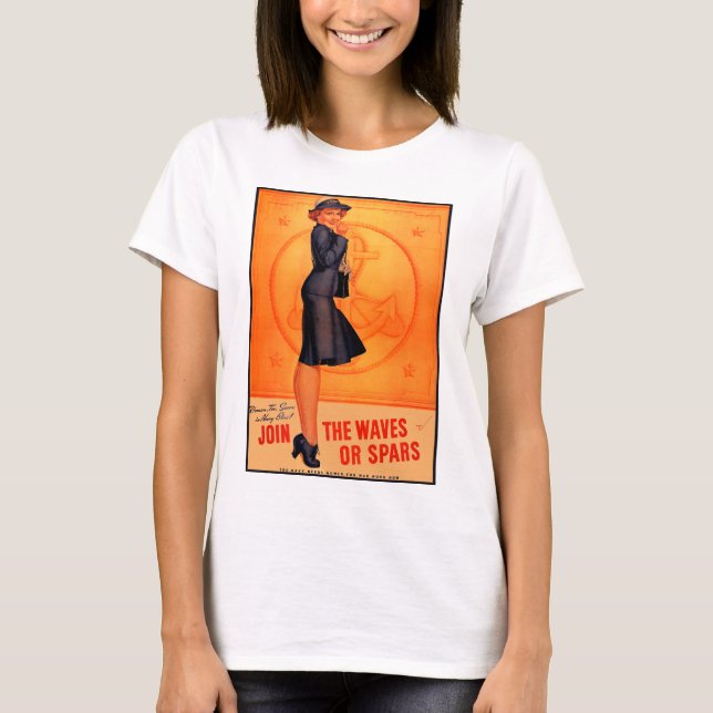T-shirt Vagues ou longerons (Devant)