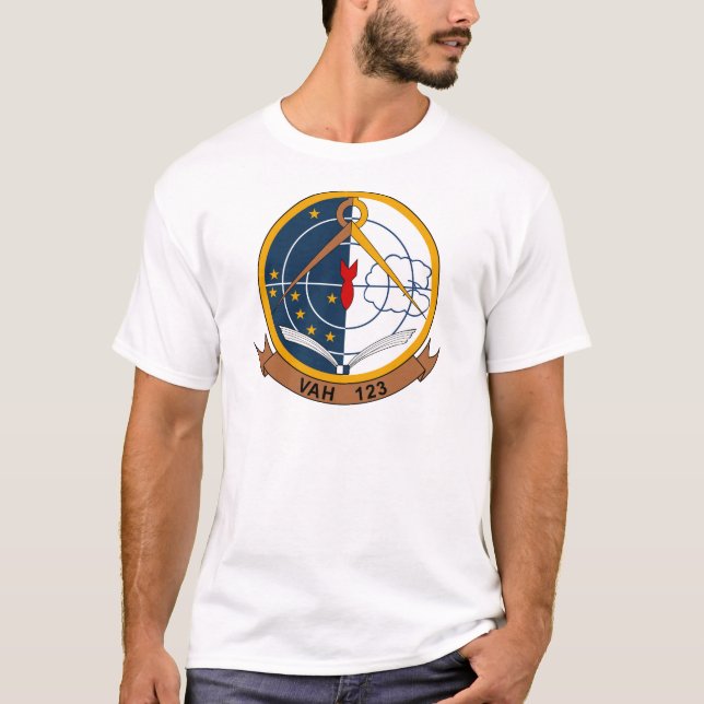 T-shirt VAH - escadron lourd de l'attaque 123 - (Devant)