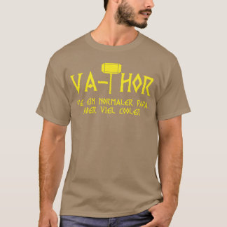 T-shirt Vahor Papa dit la fête du Père drôle