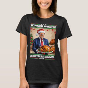 T-shirt Vainqueur de Trump Dîner de Noël à