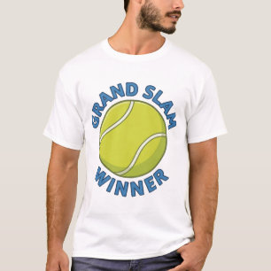 T-shirt Vainqueur du Grand Slam Balle de Tennis Champion d