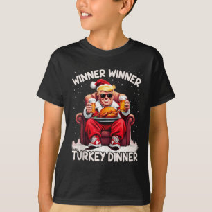 T-shirt Vainqueur super de Noël Trump Dîner Turquie