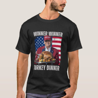 T-shirt Vainqueur Turquie Dîner Humour Drôle Trump que Tru