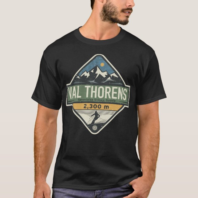 T-shirt Val Thorens France (Devant)