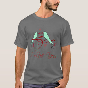 T-shirt Valentin Day Cadeau I Love You 2022 Best Lovers Ha