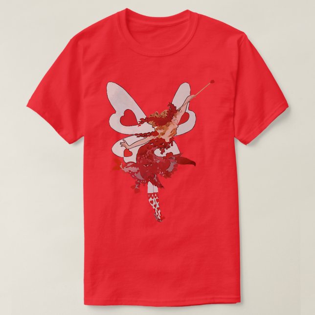 T-shirt Valentine Heart Fairy (Design devant)