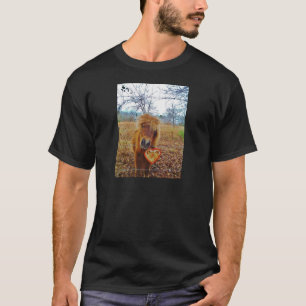 T-shirt Valentine Heart Miniature Brown Horse