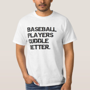 T-shirt valentine : les joueurs de baseball caressent