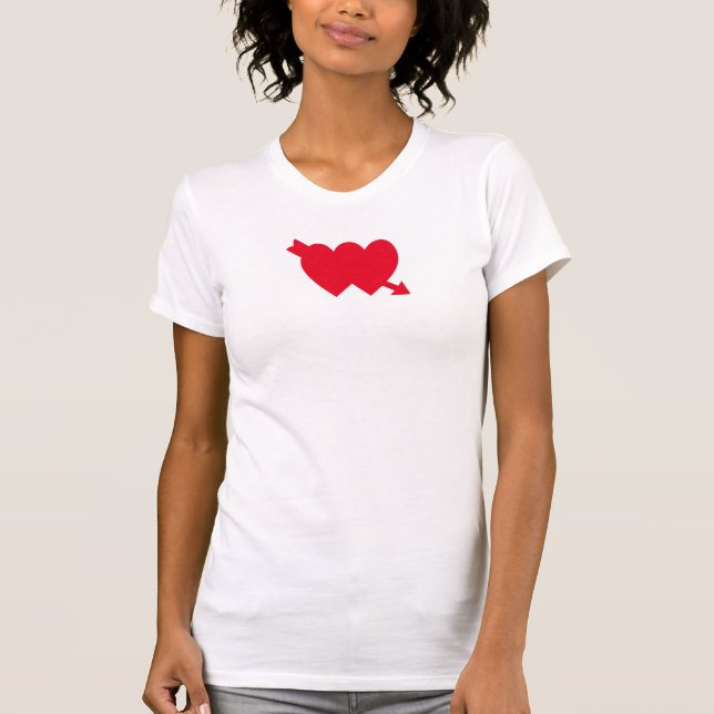 T-shirt VALENTINE LOVE top (Devant)
