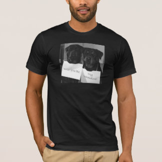 T-shirt Valentine-Mens de rottweiler