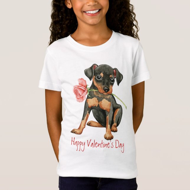 T-Shirt Valentine Rose Min Pin (Devant)