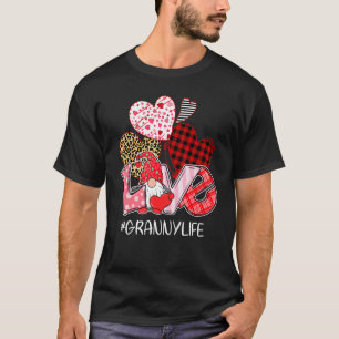 T-shirt Valentine S Day Gnome Love Granny Life Grandma Fun
