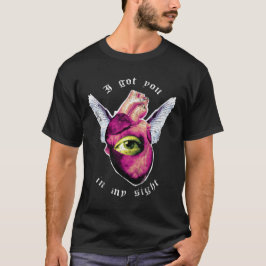 T-shirt Valentine Sight Mixte Media Grunge