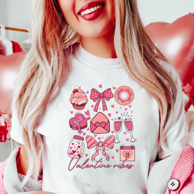 T-shirt Valentine Vibes (Créateur téléchargé)