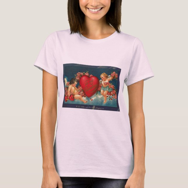 T-shirt Valentine Victorienne À Ma Valentine (Devant)