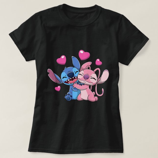 T-shirt Valentines anges 1 (Design devant)