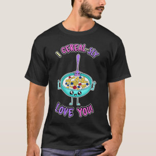 T-shirt Valentines céréalières Jour I Céréale Sly Vous Aim