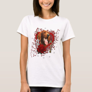 T-shirt Valentines - clé à mon coeur - poseur irlandais